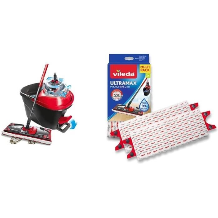 Vileda Turbo Balai Nettoyage Sol Essorage Pédale
