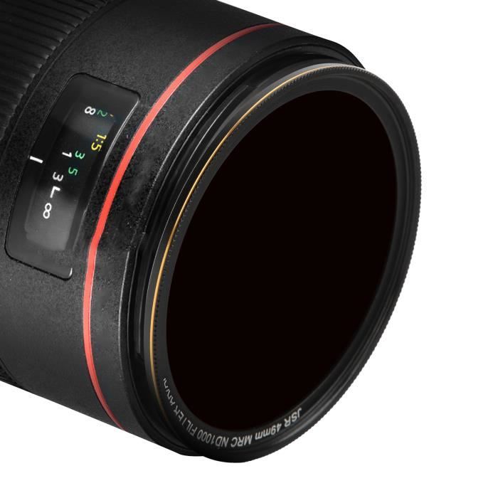 Filtre D'objectif Couleur - ASHATA - 55 Mm - Verre Optique - Imperméable - Résistant Aux Rayures