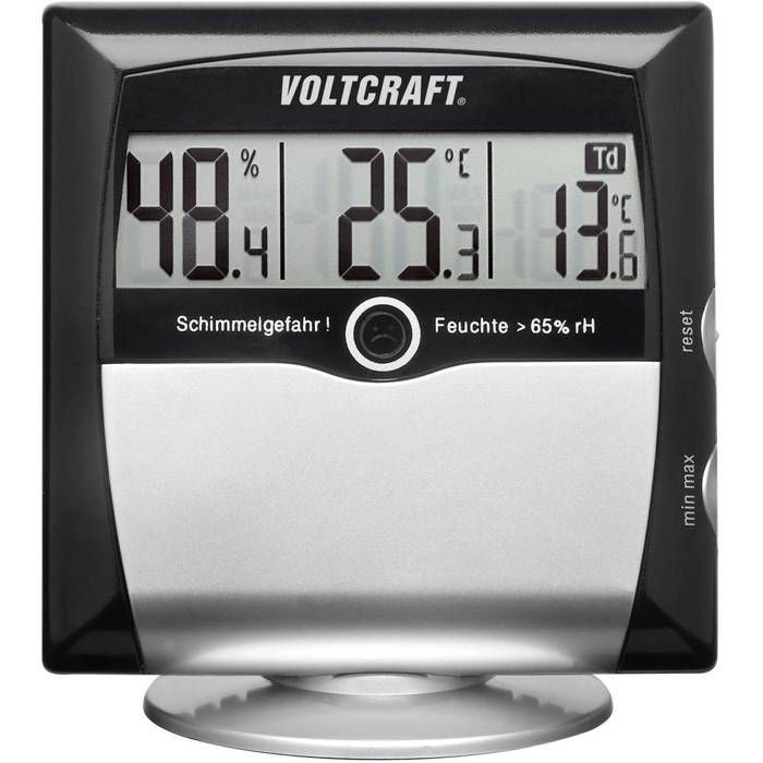 Thermomètre hygromètre numérique Voltcraft MS-10 - Marque: VOLTCRAFT