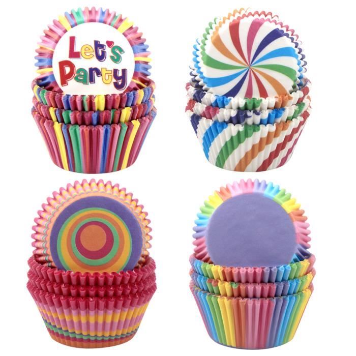 Yuaiosn 400 Caissettes à Cupcakes Halloween - Papier épais, Antiadhésif, Pour Fêtes Et Desserts