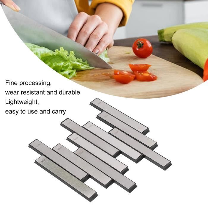 Pierres Aiguisage Quotidien Pierres à Aiguiser Rondes 6 Pièces - Grain 3000 - 2 à 10mm Pour Couteaux Pierres Affûtage Couteaux