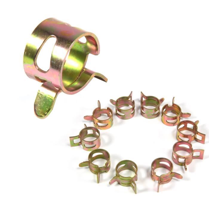 QUARKZMAN Lot 20 Colliers De Serrage Axe 10 Mm – Acier Carbone Nickelé, 20 Mm OD, 10 Mm Largeur, Colliers Profondeur Foret, Positionneurs Arbres