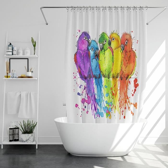 Rideau De Douche Enfant Dinosaure Finn Dino - Pottery Barn Kids - 100% Coton BCI - Neuf Avec étiquettes