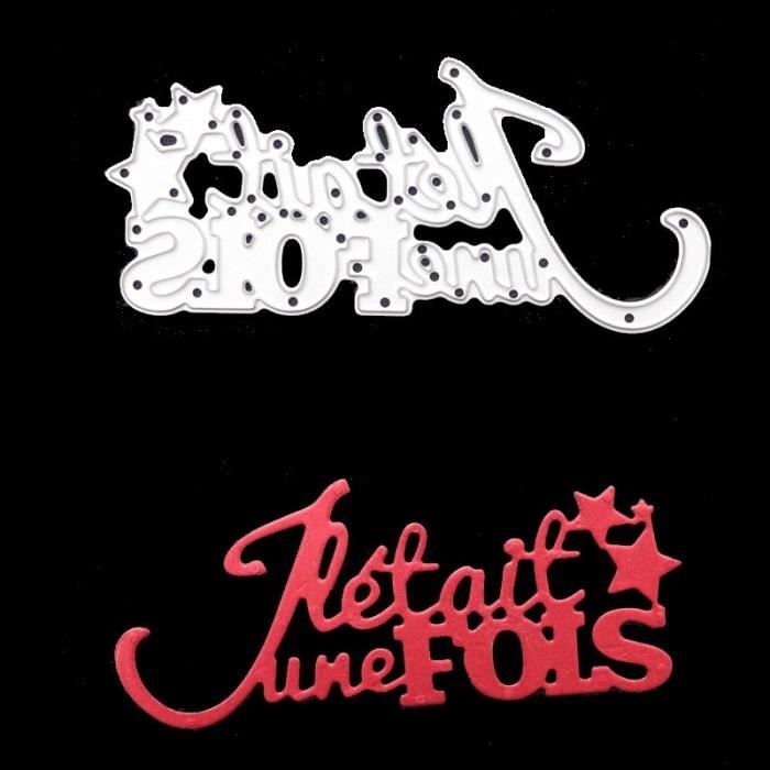 GABARIT DE DECOUPE,letter diesmatrices de découpe en métal, mot