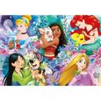 Puzzle Animaux Princesse Disney - CLEMENTONI - 60 pièces - Multicolore - Pour Enfant-1