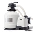 Pompe à sable - INTEX - 10m3/h - Filtre à sable - Electrique - Blanc-1