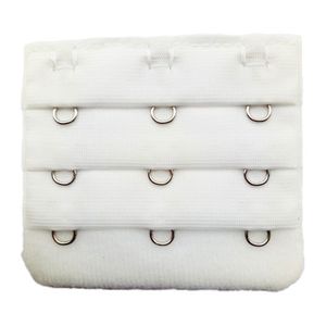Lot De 3 Rallonges De Soutien-gorge Avec Crochet 2x2 – Blanc, Noir, Beige, Extensibles Et Confortables