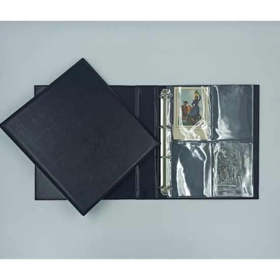 Classeur Numismati24,5X25 Noir - Albums de collection - Album photo