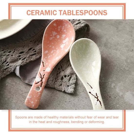 Cuillère En Céramique Japonaise Créative, Ustensil... - Grandado