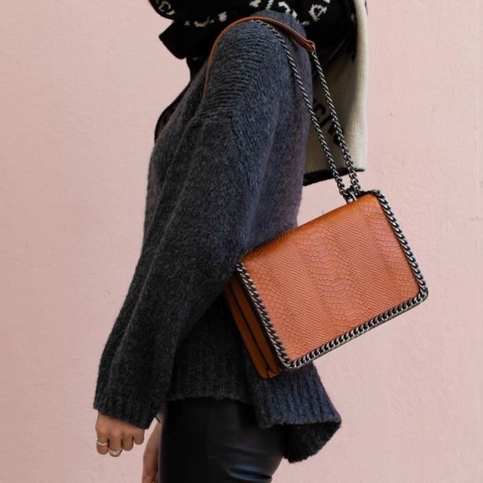 Sac imitation deals serpent femme