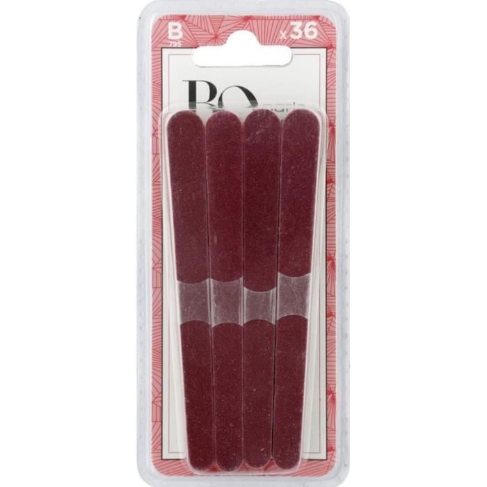 Boîte De 36 Limes à Ongles Peggy Sage Grain 150/180 - Rose Fluo, Neuve, Pro