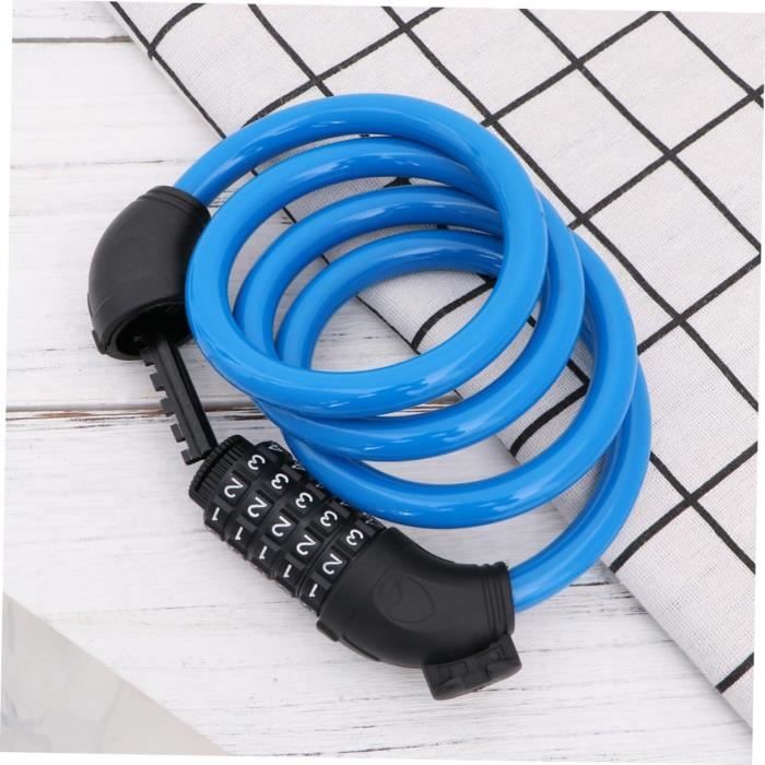 YYLUOYANG Cadenas VéLo Serrure Antivol For Vélo, Câble De 2M