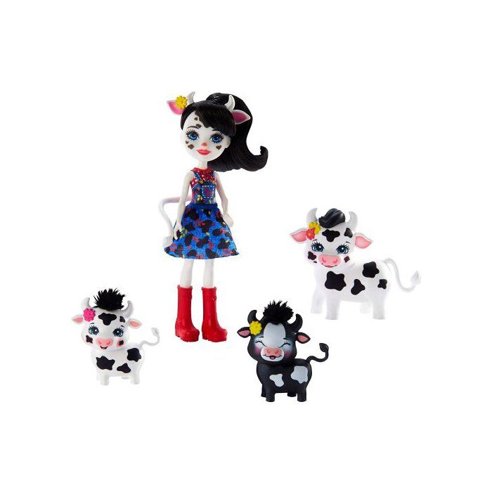 Jouet Vache Farmi Avec Pouet-pouet Et Clochette - Yeux En Verre - France - 3-4 Ans