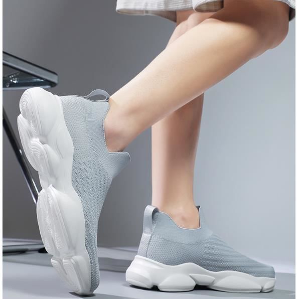 Baskets Running Homme Sans Lacets – Sneakers Légères Confortables Pour Marche, Sport Et Quotidien
