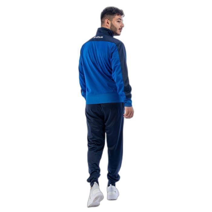 Survêtement polaire Givova One - navy blue/amarillo - M - Multisport