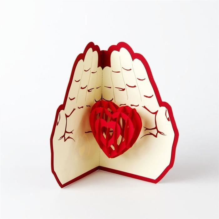Carte De Vœux Mariage Pop Up Favour - Couple De Mariés Venise Filigrane