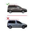 Compatible avec Citroen Berlingo 2008-2018 Barres de Toit FLY Modèle Railing Porte-Bagages de voiture GRIS-2