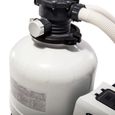 Pompe à sable - INTEX - 10m3/h - Filtre à sable - Electrique - Blanc-2