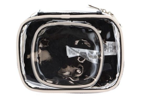 Trousse De Maquillage Trapézoïdale Showudesigns - Motif Carlin Noir, Organisateur Portable