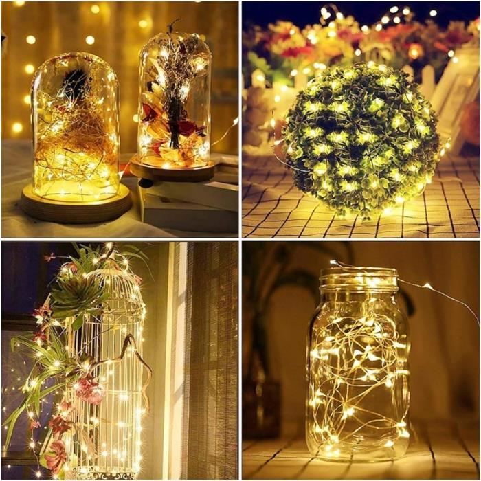 Déco Extérieure Halloween Solaire - 5 Mains De Squelette Lumineuses Avec 150 LEDs - Guirlande étanche Pour Jardin, Terrasse