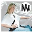 Ceinture de sécurité de grossesse - Ajusteur pour femmes enceintes - Confort et sécurité - Noir-3