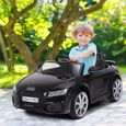 Voiture électrique enfant Audi TT RS 12V - Prise UK - Noir - Licence Audi - Modèle JE1198 - Couleur Blanc-3