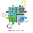 VGEBY livres de développement de tissu Livre d'activités doux en tissu pour bébé Jouets d'éducation précoce pour bébé Livre-3