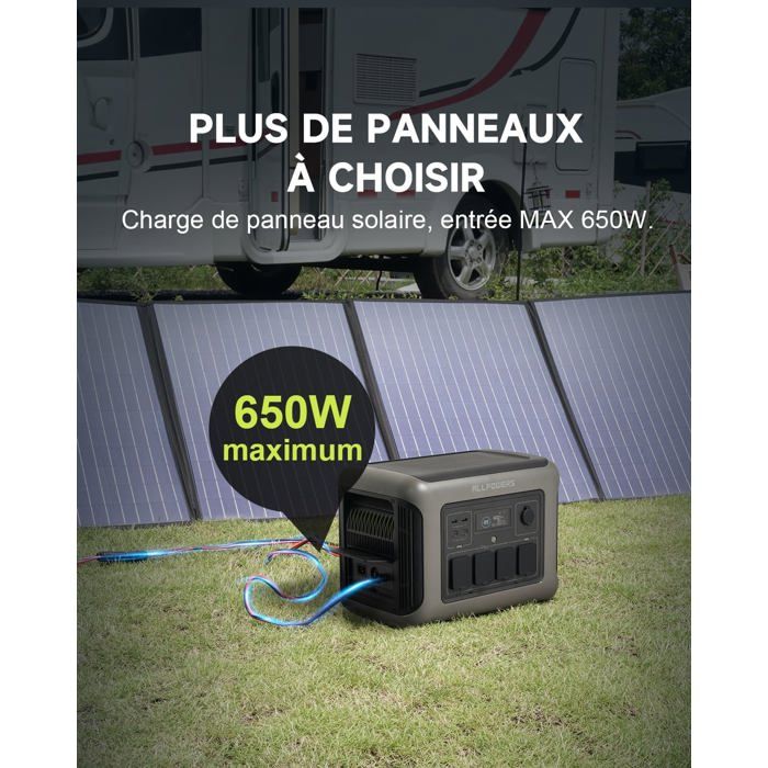 Centrale Électrique Portable 1152Wh, Générateur Solaire ALLPOWERS R1500 Avec Sortie CA 1800W Pour Garden Party Du 591 € | DHgate