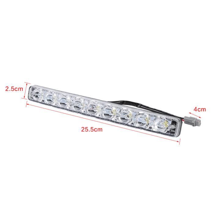 Bande LED Feux Diurnes Flexible 160 Cm – Barre Lumineuse Voiture 12V Étanche Silicone – Balayage Dynamique Universel