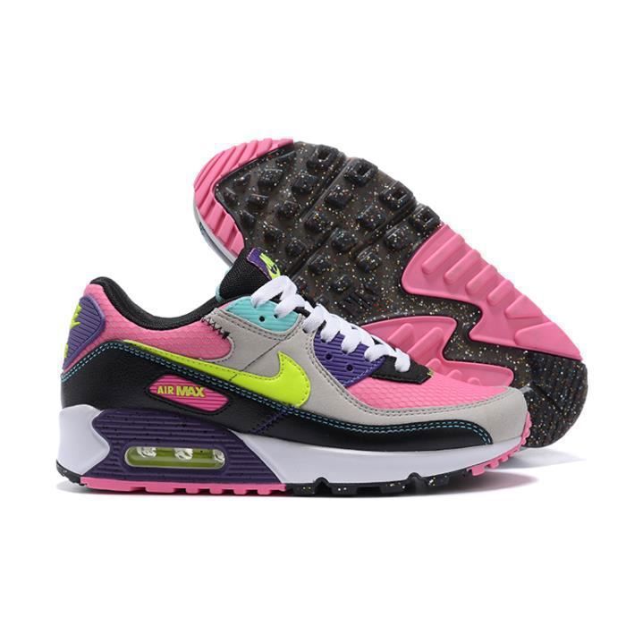 Nike Air Max 90 Chaussure De Running Pour Femme rose Rose Cdiscount Chaussures