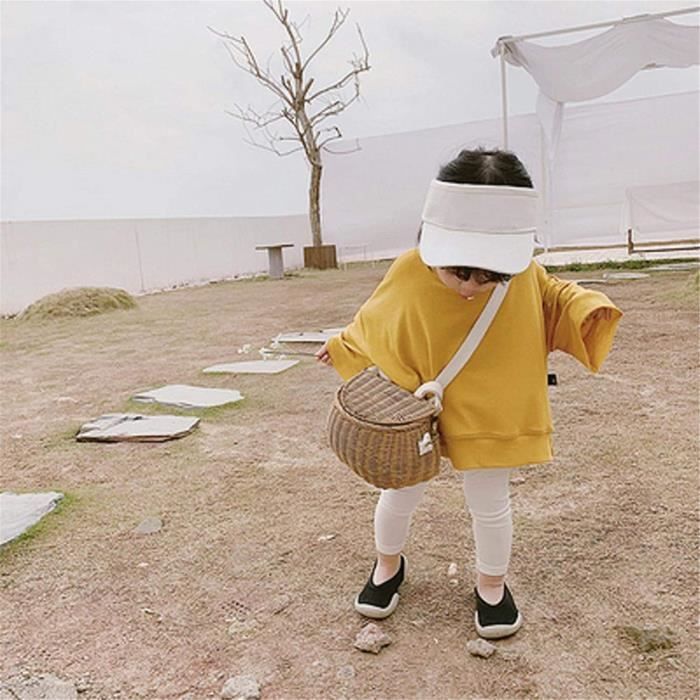 Su xuri Panier a Velo pour aisienne Enfant Mode Sac a Dos en Paille en Osier Panier De Rangement pour Velos en Rotin pour Camp71 Cdiscount Sport