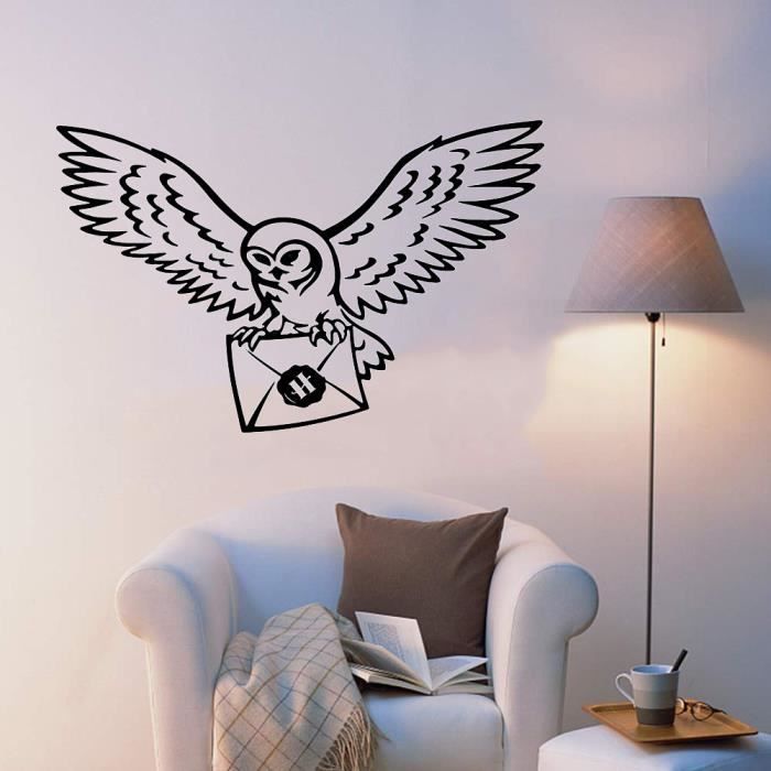 STICKERS,Black-56cmwidex36cmhigh--Autocollant mural harry Potter