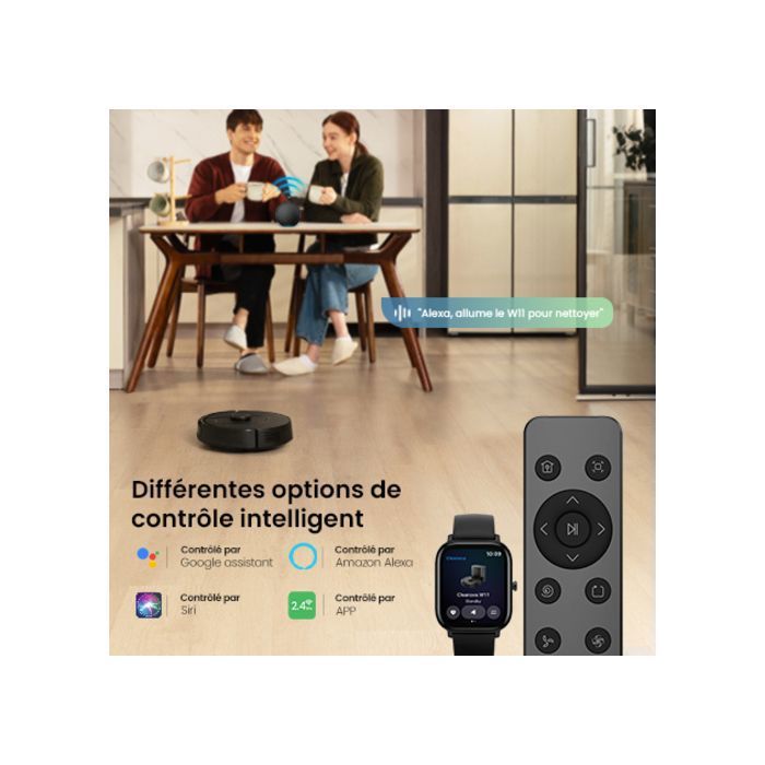 Avis Et Test Du Robot Aspirateur Laveur Cleanova W11 : Puissance De 5000pa Navigation Lidar Et Vidange Automatique Pour Un Nettoyage Optimal Des Tapis Et Poils Danimaux