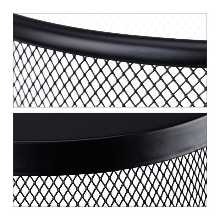 Lot De 2 Corbeilles à Papier En Treillis Métallique - 28 X 26 Cm, Blanc, 12 L, Pour Bureau Ou Chambre