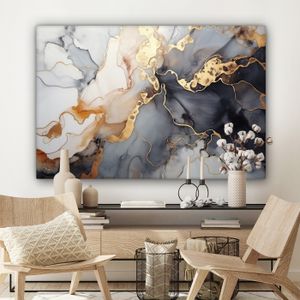 Decoro Murale Metallo 'Cloe' – Atmosphera, Designer D'Interni, Dimensioni 35x77 Cm, Colore Nero, Stile Contemporaneo Chic