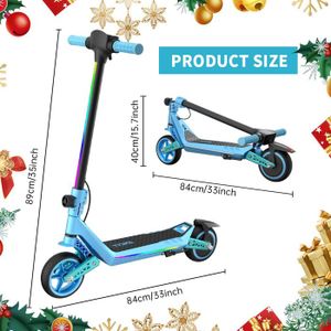 Simate Board Balance Électrique Trottinette, Phares Feux Frein Neuf