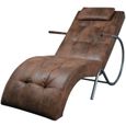 Neuf}1089Ergonomique Chaise longue Méridienne Scandinave & Confort - Chaise de Relaxation Fauteuil de massage Relax Massant avec ore-0