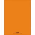 Cahier 24x32 48 pages grands carreaux piqure 90g Couverture polypropylène orange-0