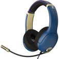 Casque gaming filaire - PDP - The Legend of Zelda Airlite Nintendo Switch - Licence officielle Nintendo - Microphone - Motif Hyrule-0
