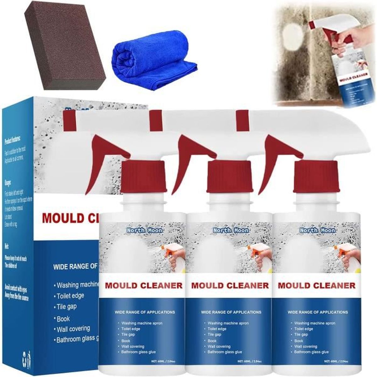 Mould Cleaner Spray, Mildew Cleaner Foam, Mould Cleaner Foam, Mold and