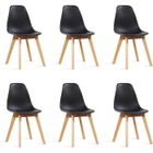 Lot de 6 chaises scandinaves noires - Onir - DESIGNETSAMAISON