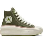 Chaussures Femme - CONVERSE - Chuck Taylor All Star Move Hi - Vert - Talon Plat - Textile