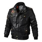 FUNMOON Hommes Blouson Automne Et Hiver Nouvelle En Cuir Vêtements Décontractés Revers De Moto Grande Taille D'Outillage