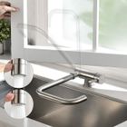 N.A CECIPA Mitigeur Cuisine Rabattable avec 2 Jets aux Choix Robinet Cuisine Sous Fenêtre Robinetterie Cuisine Pliable Bec Orientable