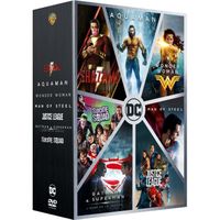 Coffret DVD DCEU Intégrale : Man Of Steel/Batman V Superman / Suicide Squad / Wonder Woman / Justice League / Aquaman / Shazam !