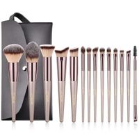 BESTOPE Set de 14 PCs Makeup Brush Pinceaux de Maquillage Professional doux Cosmetic Sourcils