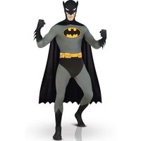 Déguisement seconde peau Batman™ adulte - Taille S - Costume intégral en lycra respirant étirable