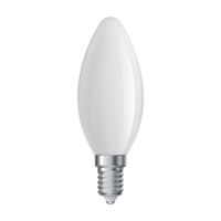 Xanlite - Lot de 2 Ampoules Filament LED Flamme Opaque, culot E14, 470 Lumens, équivalence 40W, 2700 Kelvins, Blanc chaud - PACK2RF