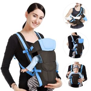 Kinderkraft Porte Bébé Érgonomique HUGGY, Sangles Réglables, Portage Av/Ar,  Gris