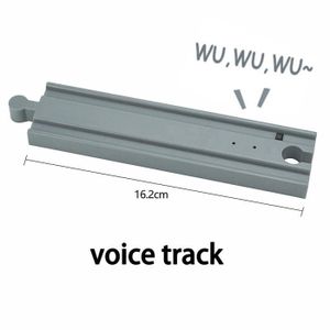 VOITURE - CAMION Piste vocale grise - Piste de Train en bois jouets de course de chemin de fer toutes sortes'accessoires de pi